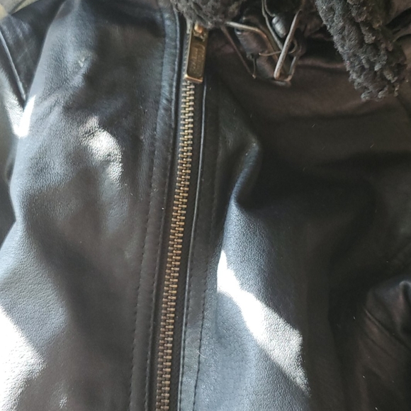 Amazing leather winter jack size 3T - Picture 11 of 12